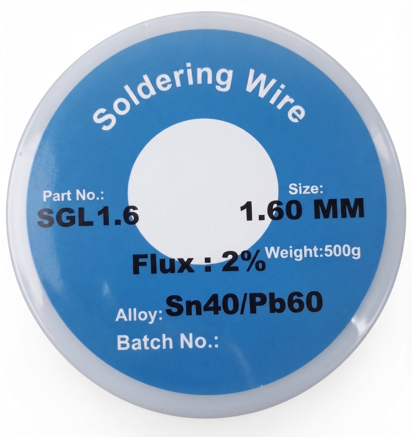 Leaded Solder Wire 60/40 – Fluxed Core Tin/Lead | 500g Roll | 0.8mm