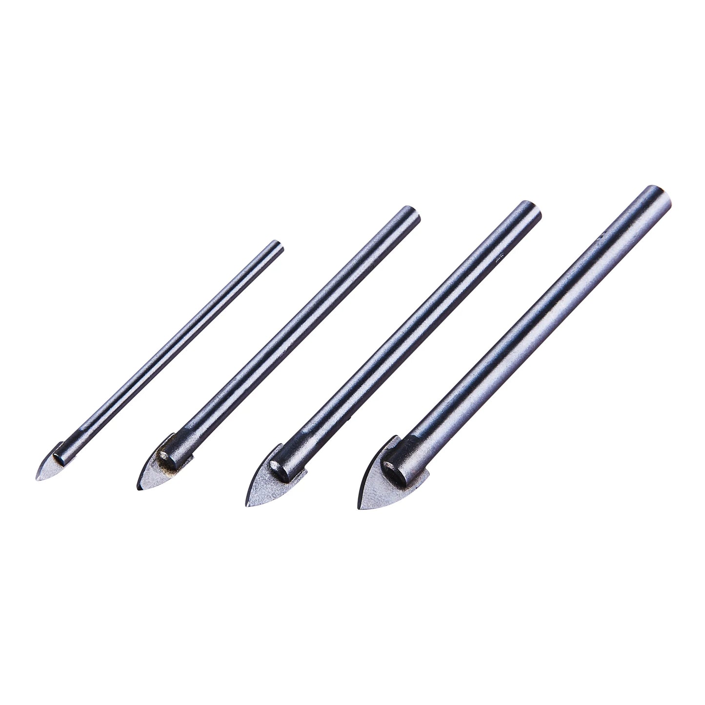 Glass & Tile Drill Bits (All Sizes) – Tungsten Carbide – 130° Euro Norm Tip | For Glass, Tiles, Ceramics & Mirrors