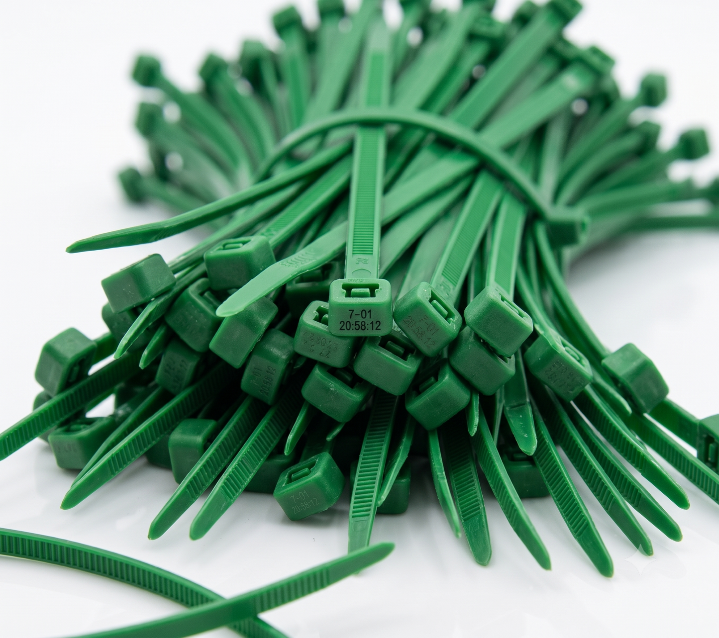 Green Nylon Cable Ties (All Sizes)