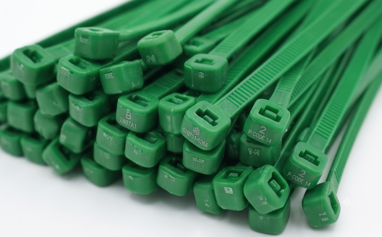 Green Nylon Cable Ties (All Sizes)