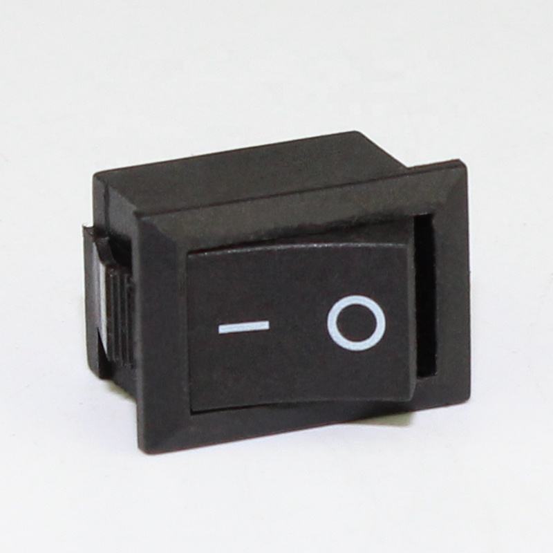 Rectangular Rocker Switch - ON/OFF, 16A 12V, Black
