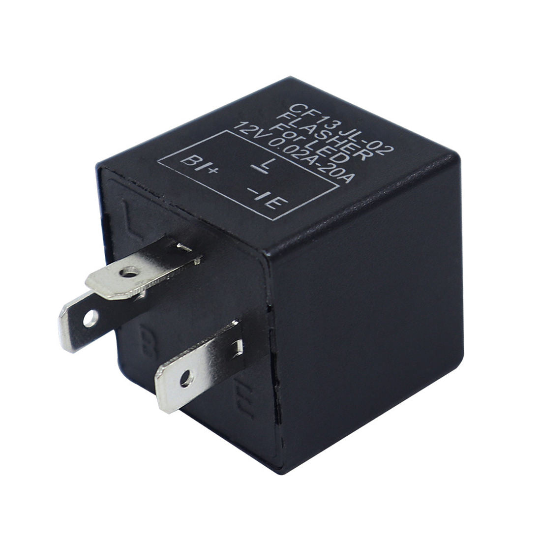 3 Pin Electronic Flasher Relay - 12V, 98W Max, Indicator & Hazard