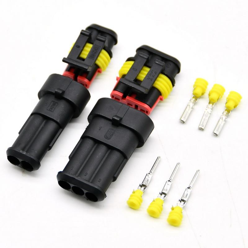 40pc Assorted Superseal Connector Kit - Waterproof, 0.5-1.5mm²