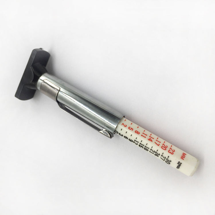 Tyre Tread Depth Gauge – MOT Approved Tyre Wear Indicator (1–26mm)