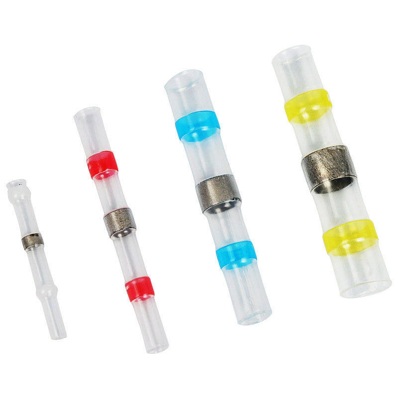 Assorted Box of Heat Shrink Solder Sleeves – Adhesive Lined Butt Connectors | 100x Heatshrink Solder Sleeves