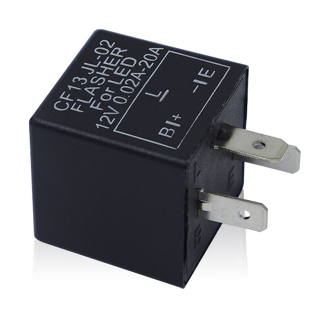 3 Pin Electronic Flasher Relay - 12V, 98W Max, Indicator & Hazard