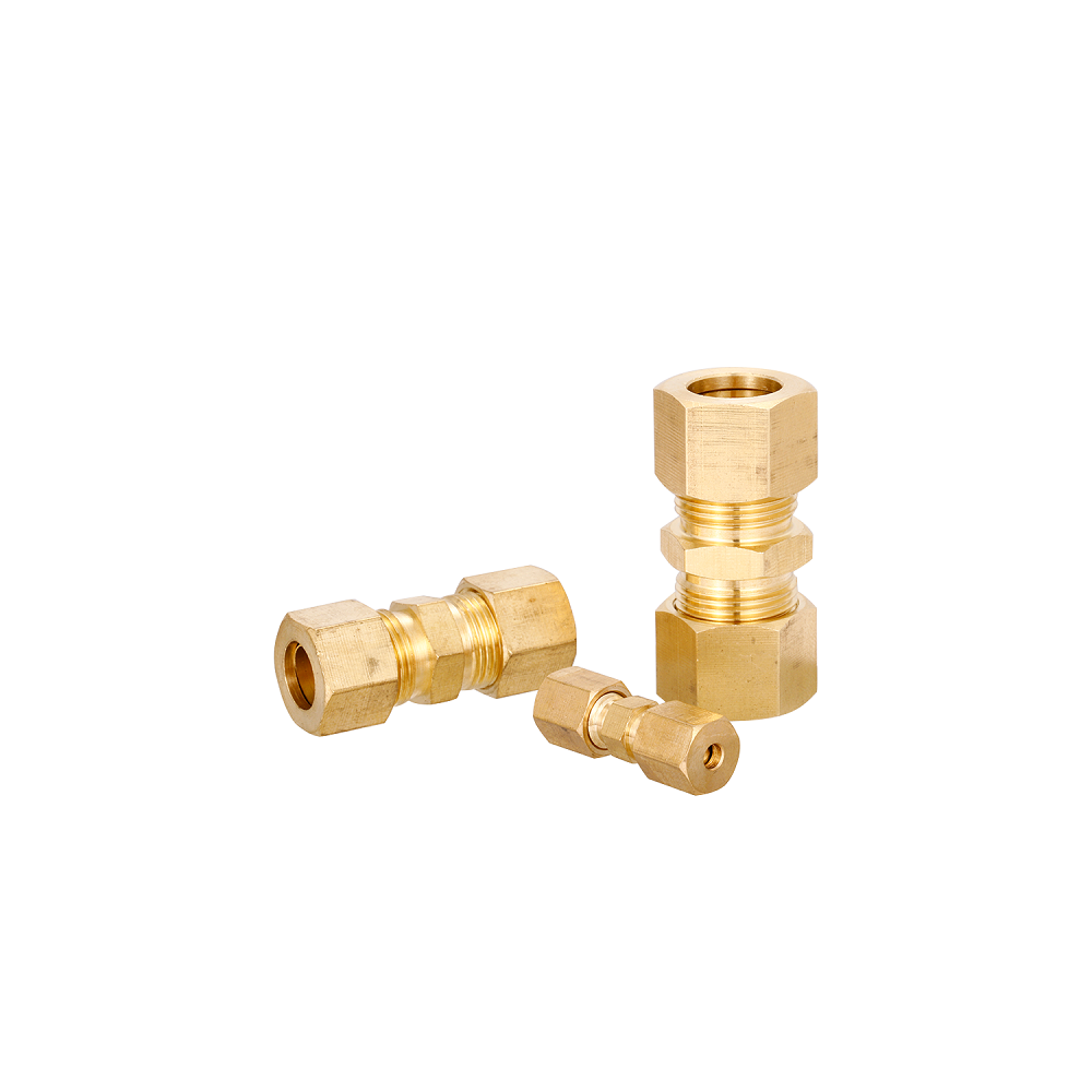 28pcs Assorted Box of Brass Tube Couplings – Metric Straight Connectors 4mm–12mm | 28 x Brass Tube Couplings
