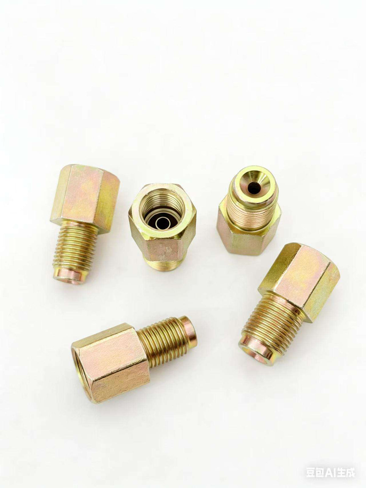 186pcs Assorted Brake Pipe Nuts & Connectors Set – Copper | UNF & Metric Fittings | Partitioned Box