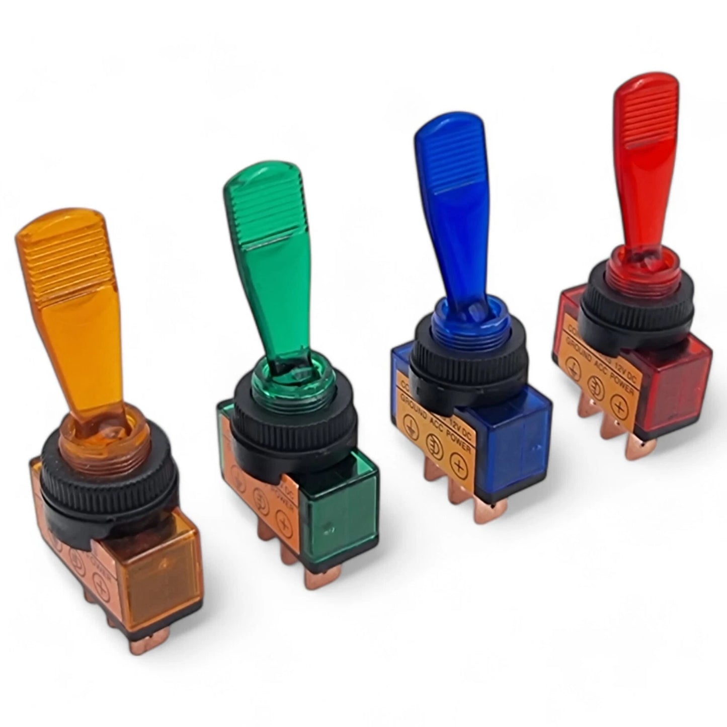 Illuminated Toggle Switch ON/OFF – 20A 12V Panel Light for Car, Van & Dash | Toggle Switches