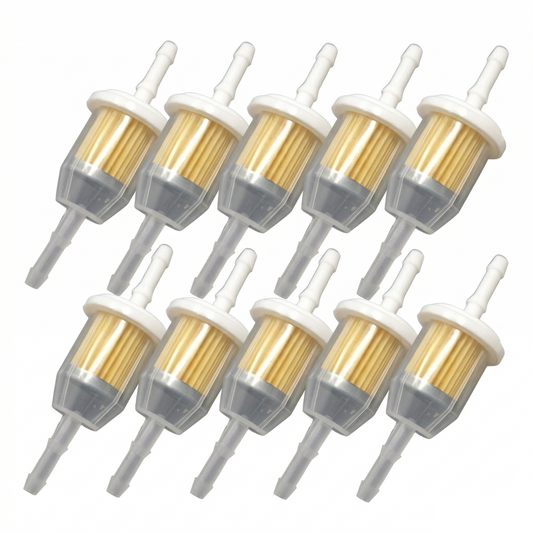 Inline Fuel Filter 6mm 8mm Universal Petrol Fuel Filter Small In Line Filter 5 or 10 Pack