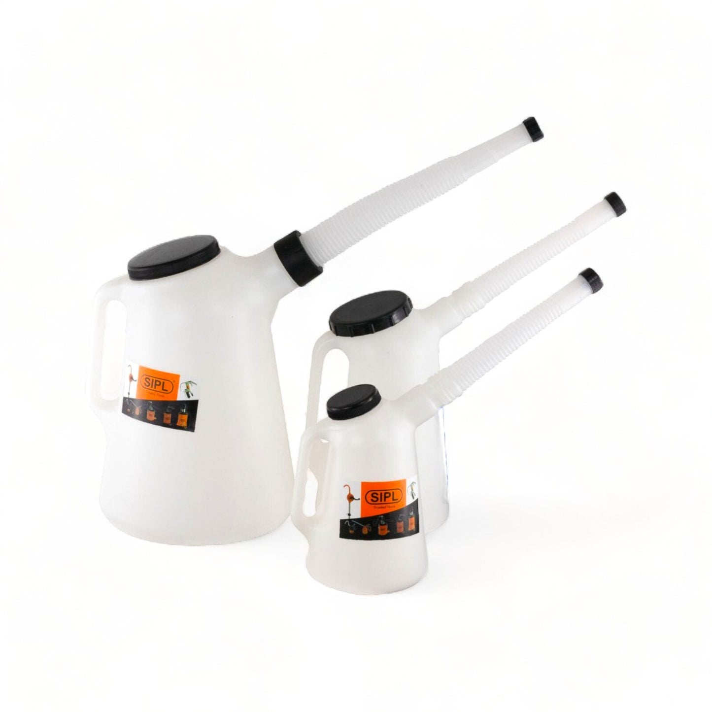 Measuring Jug with Flexi Spout & Lid – Fuel Oil Petrol Diesel Liquid Container | 1L 2L 5L