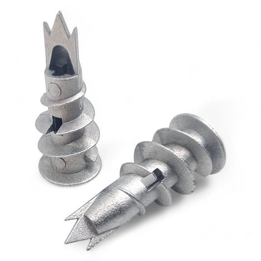 Heavy Duty Self Drive Plasterboard Fixings with Screws – Cavity Wall Anchors 32mm