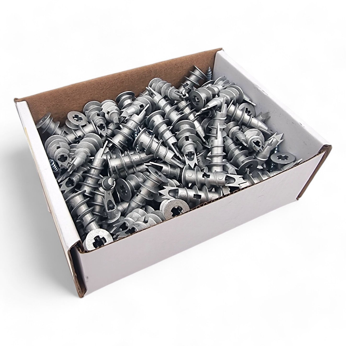 Heavy Duty Self Drive Plasterboard Fixings with Screws – Cavity Wall Anchors 32mm