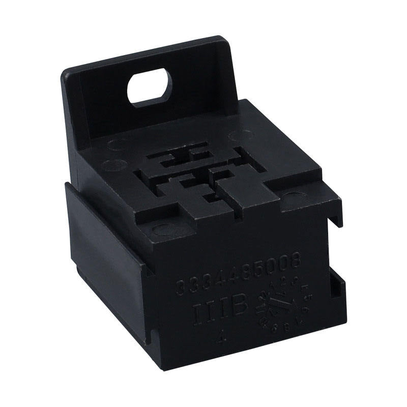 5 Pin Micro Relay Base Holder - With 5 Terminals, Moulded Bracket (12V/24V)
