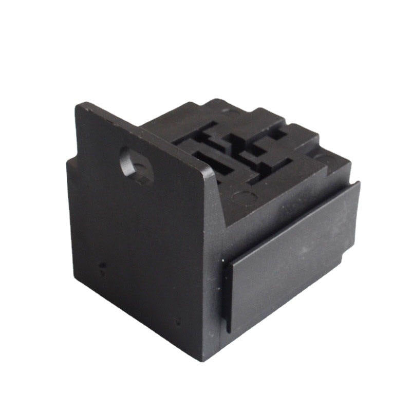 5 Pin Micro Relay Base Holder - With 5 Terminals, Moulded Bracket (12V/24V)