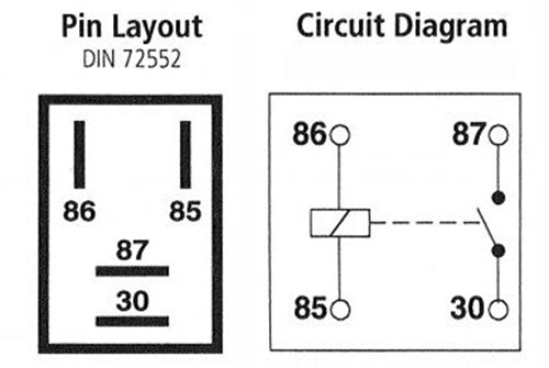 Micro Relay 4 PIN 12V 40A Normally Open Mini Relay – Car Van Boat Marine | MRY1