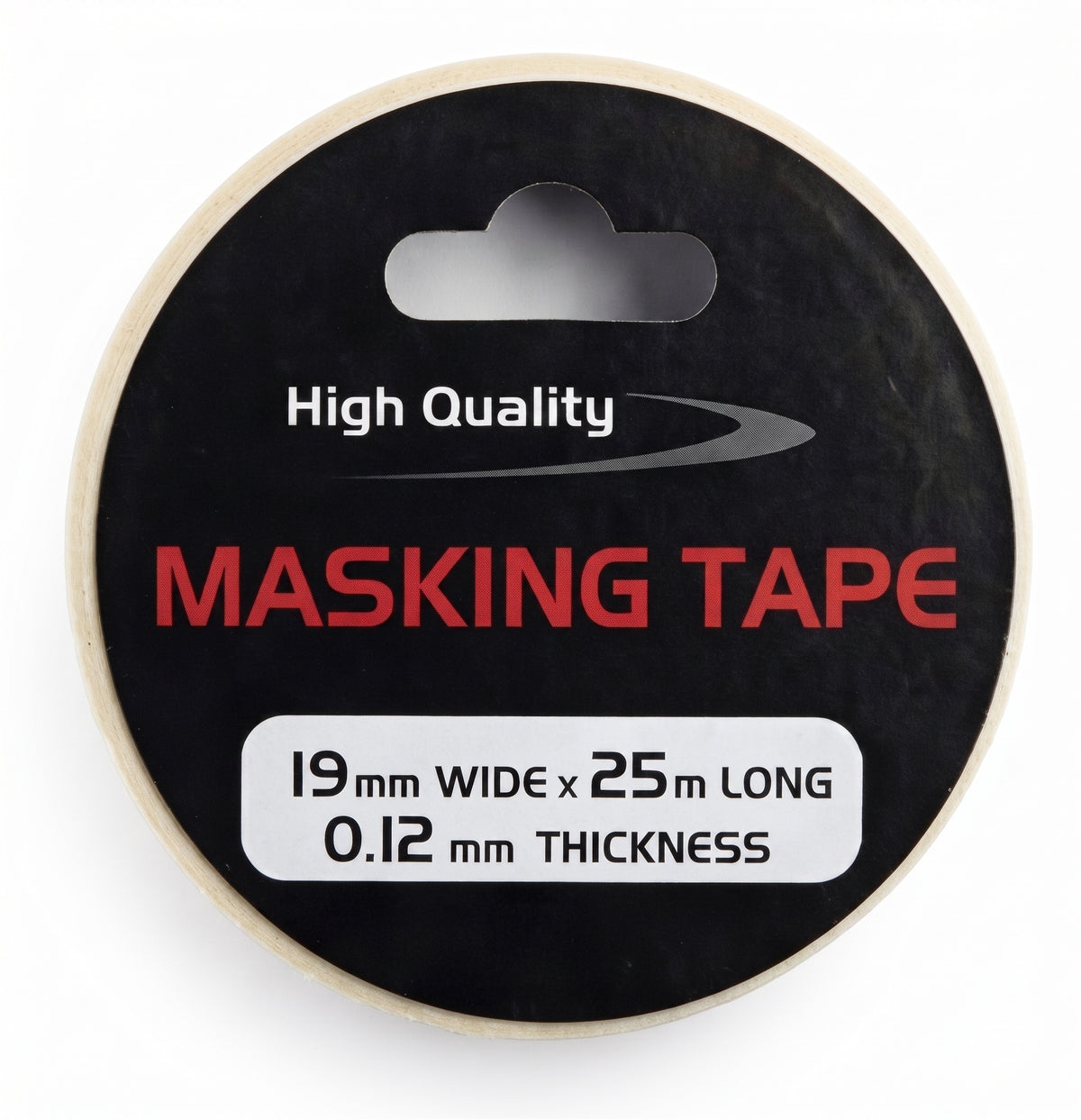 Masking Tape 19mm – Crepe Paper Cream 25m & 50m Rolls