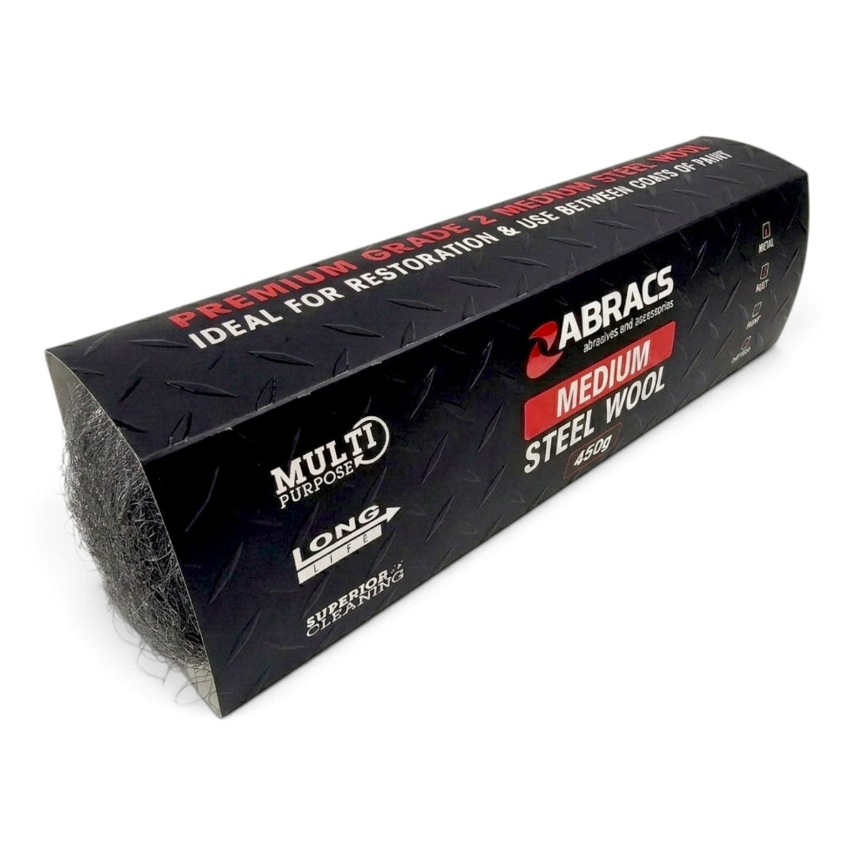 Steel Wool 450g - Fine, Medium & Coarse Grades