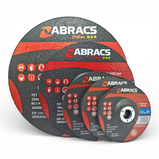 Metal Grinding Discs - Angle Grinder Disc 100m 115mm 125mm 180mm 230mm Steel