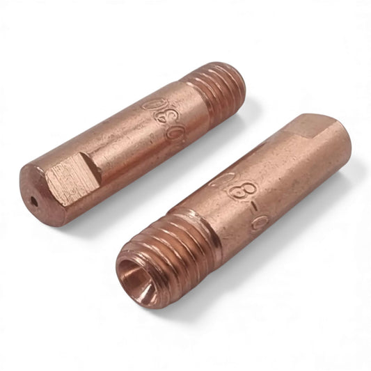 MIG Welding Contact Tips – M6 Thread (MB15) | 0.6mm & 0.8mm | High-Quality Replacement Tips