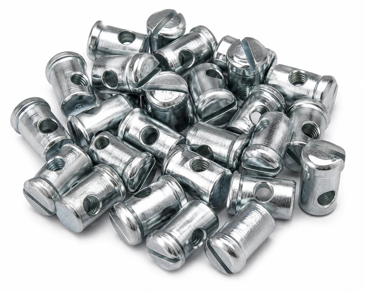 Solderless Cable Nipples Motorcycle Bicycle Screw-On 6mm 7mm 8mm Barrel Pear Type