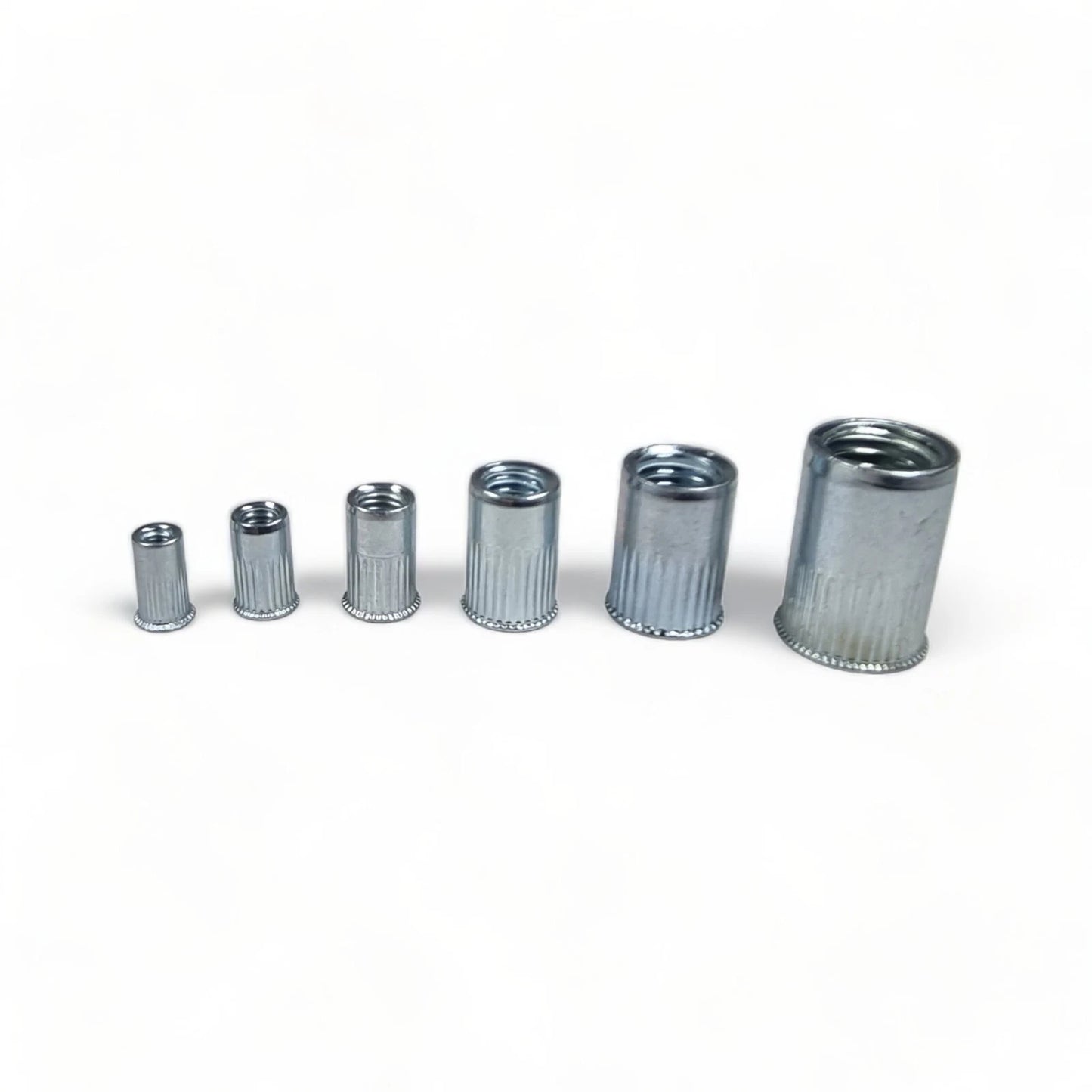 Countersunk Steel Rivnuts / Nutserts – M3 to M10 | Threaded Inserts | Knurled Body | All Sizes & Quantities | UK Stock