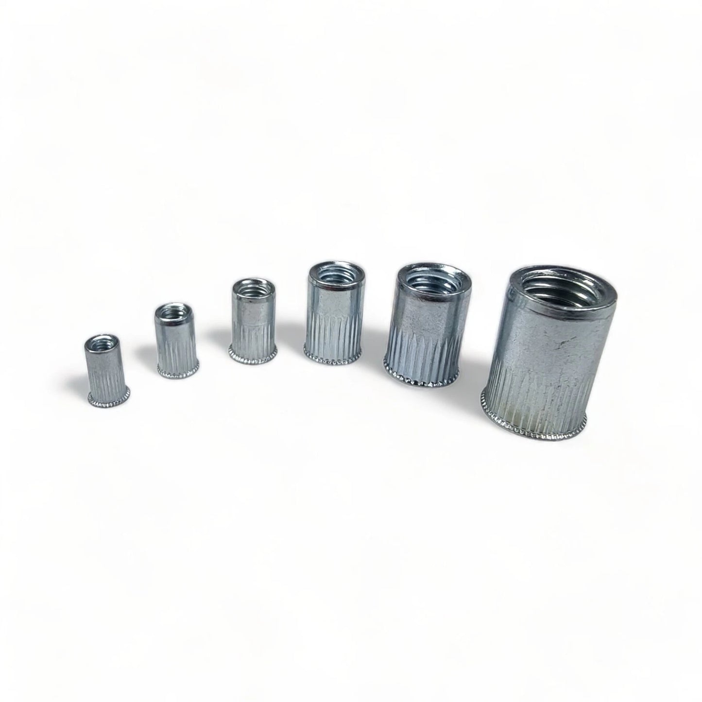 Countersunk Steel Rivnuts / Nutserts – M3 to M10 | Threaded Inserts | Knurled Body | All Sizes & Quantities | UK Stock