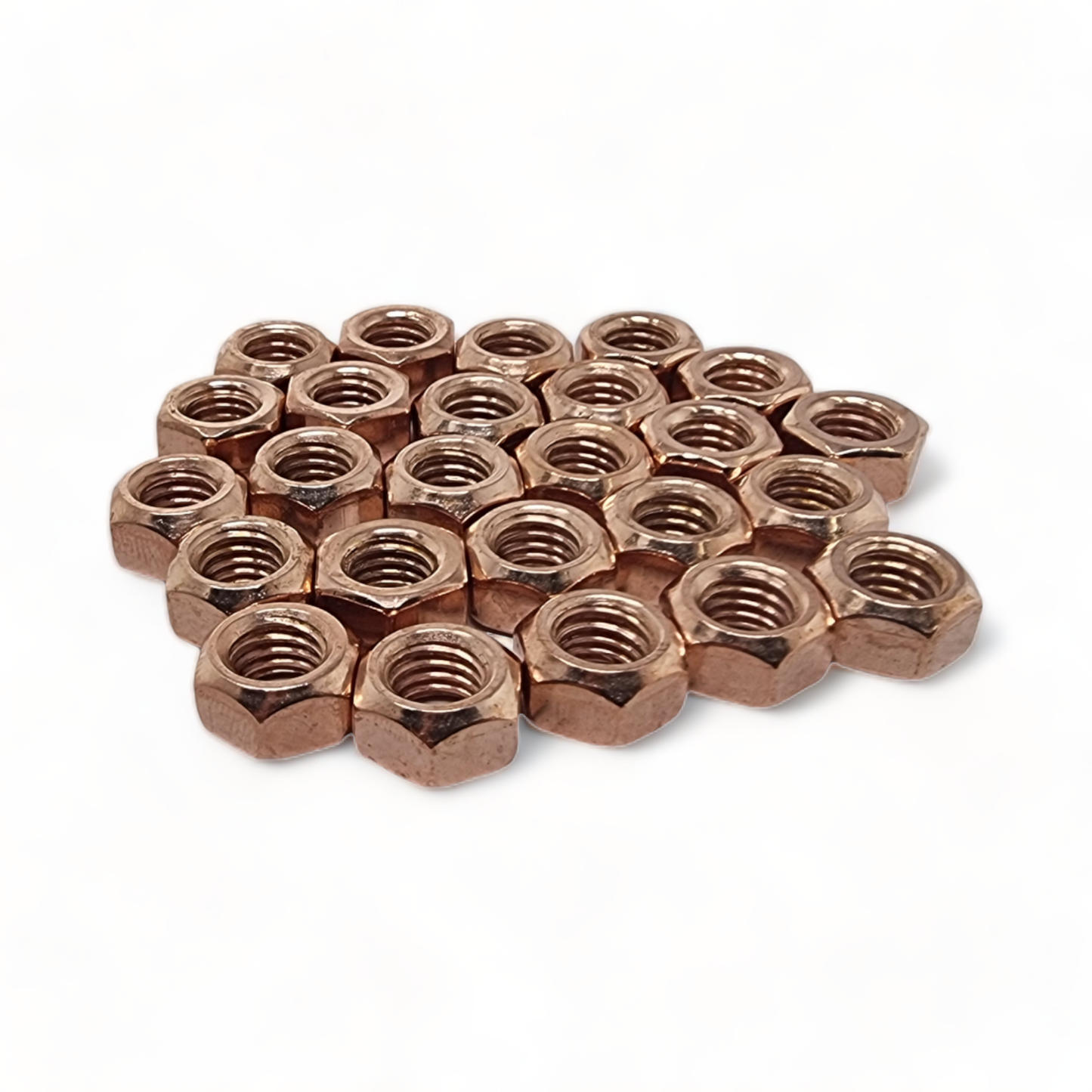 Copper Flashed Exhaust Manifold Nuts – High Temp Metric M8 & M10 | Turbo & Inlet Nuts