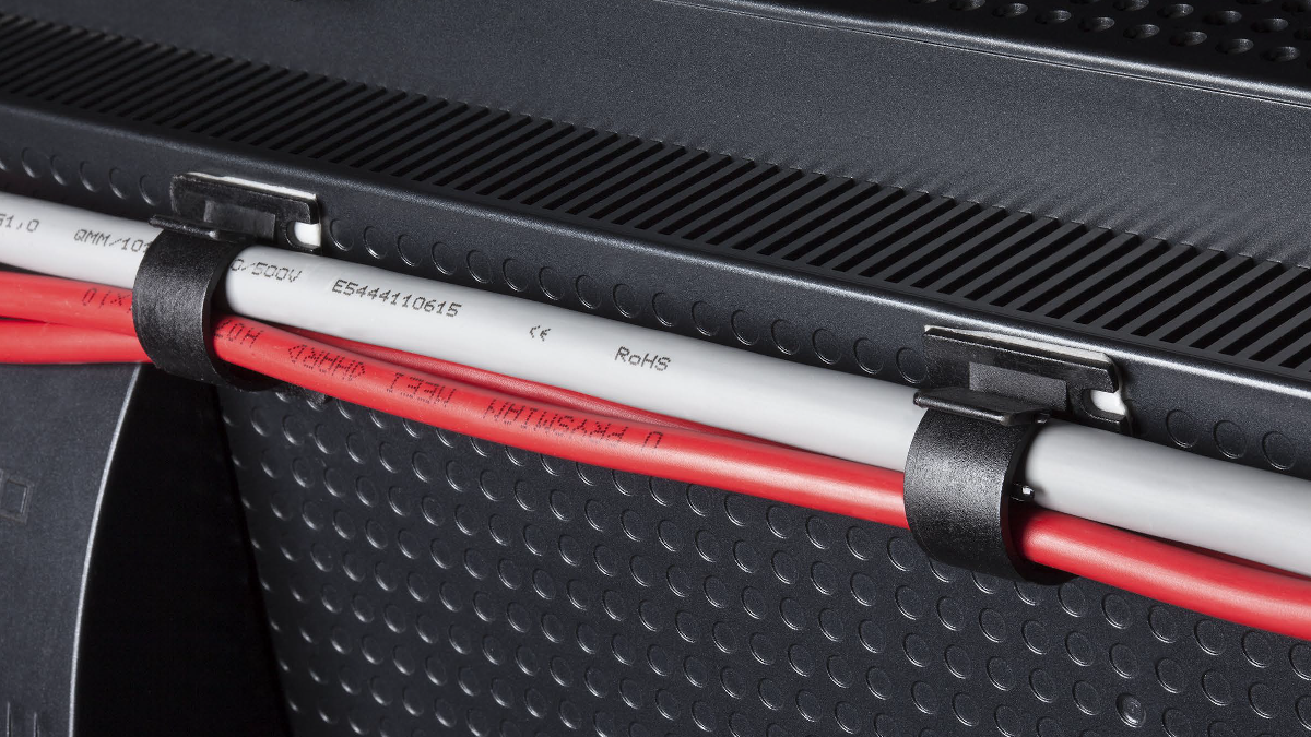 3M Self Adhesive Nylon Cable Clips – Wire & Conduit Mounts Black or White | 3M Brand Adhesive Cable Clips