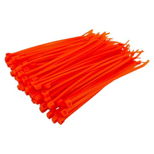 Fluorescent Orange Cable Ties (All Sizes)