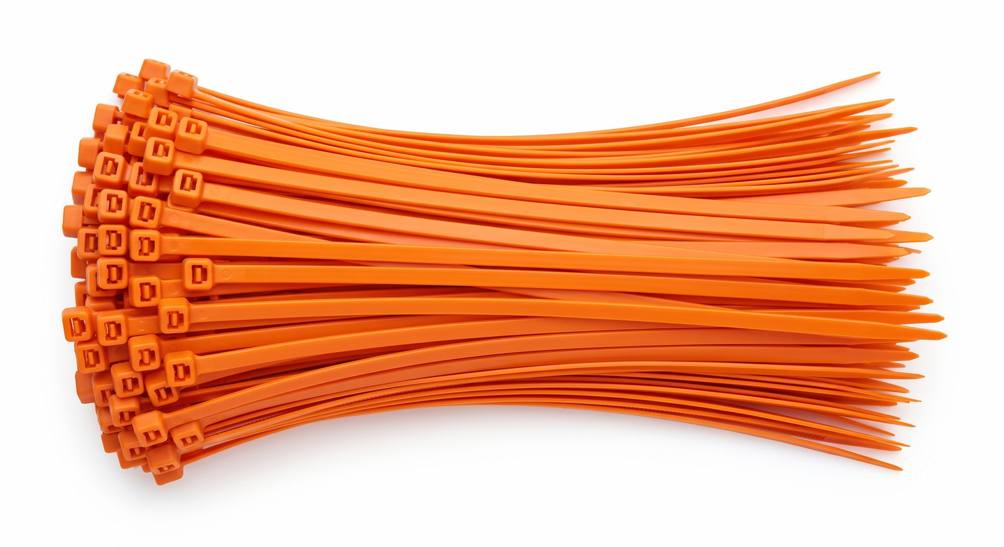 Orange Nylon Cable Ties (All Sizes)