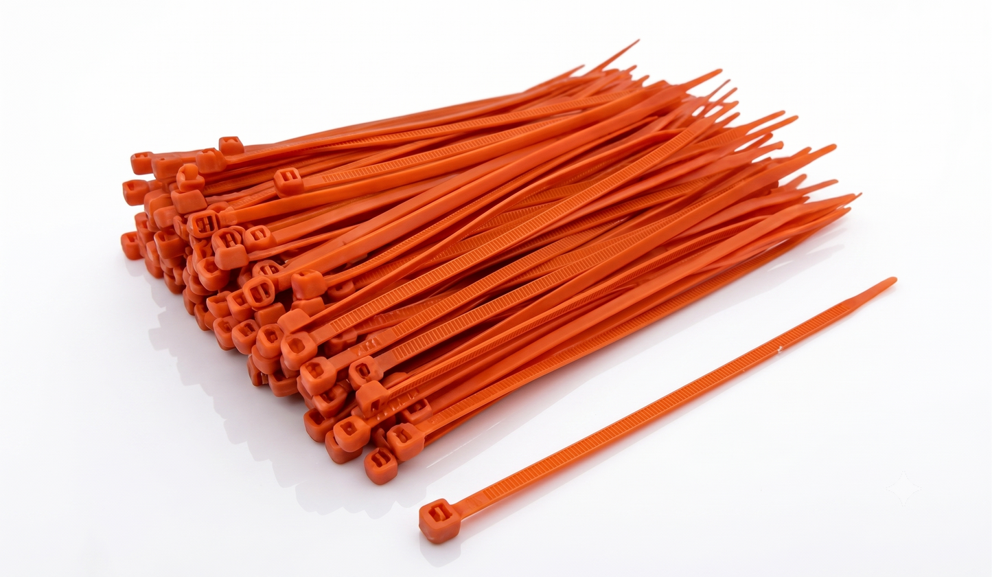 Orange Nylon Cable Ties (All Sizes)