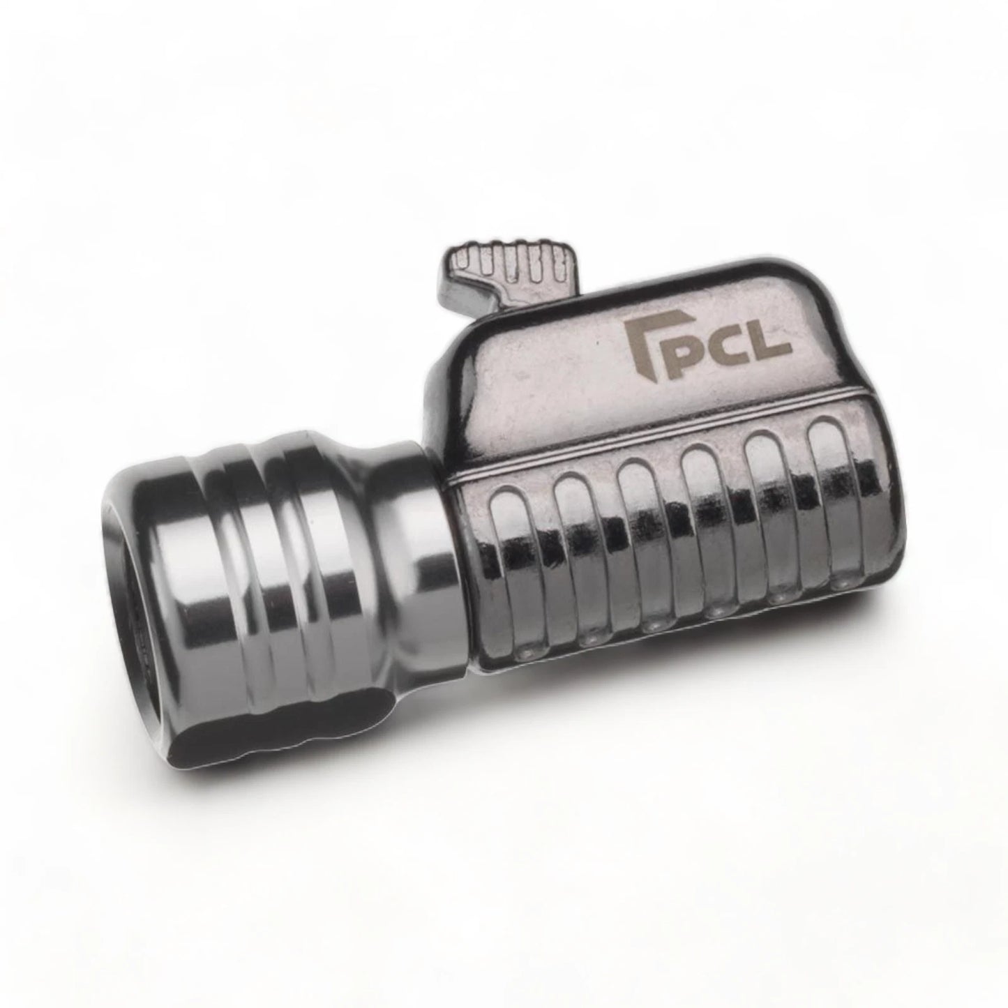 PCL Single Tyre Valve Connector – Open End Straight Swivel Clip-On 1/4" RP | PCL Tyre Inflator Connector