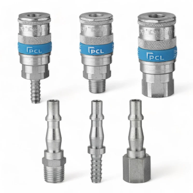 Genuine PCL Vertex Air Line Couplings – Male, Female & Tailpiece | PCL Vertex Air Line Couplings