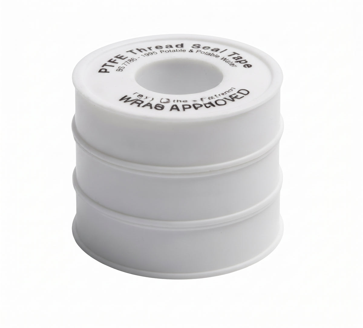 PTFE Thread Seal Tape (Water) – White WRAS-Approved Plumbers Tape 12mm x 12m