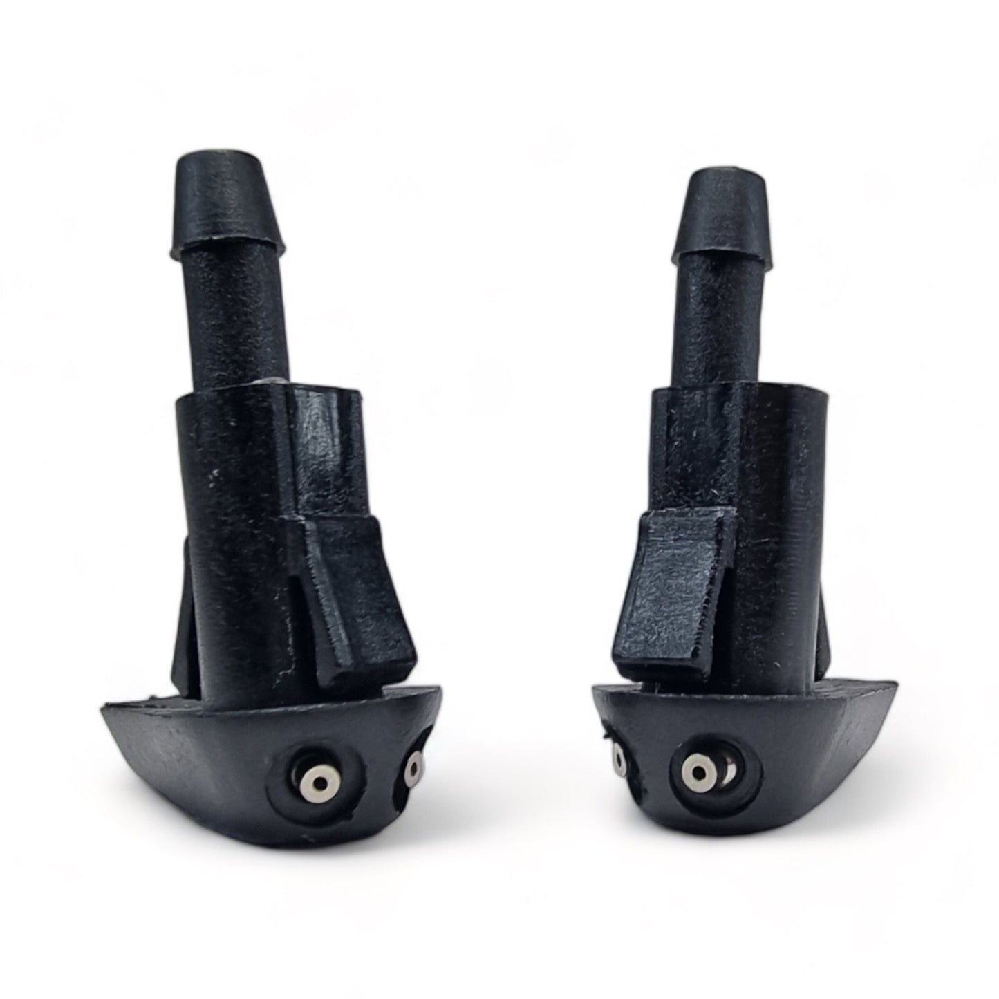 Pair Universal Windscreen Washer Twin Jet Push Fit 4.8mm Inlet – Twin Spray Washer Nozzles