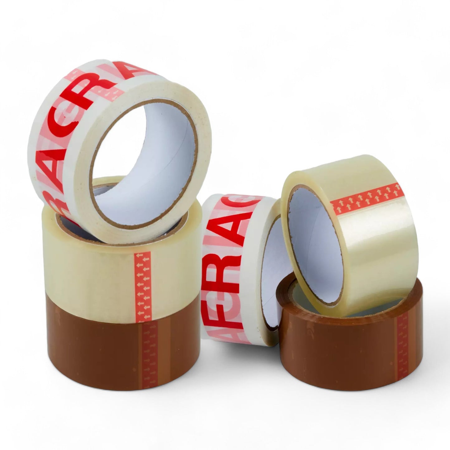 Parcel Tape - Brown / Clear / Fragile