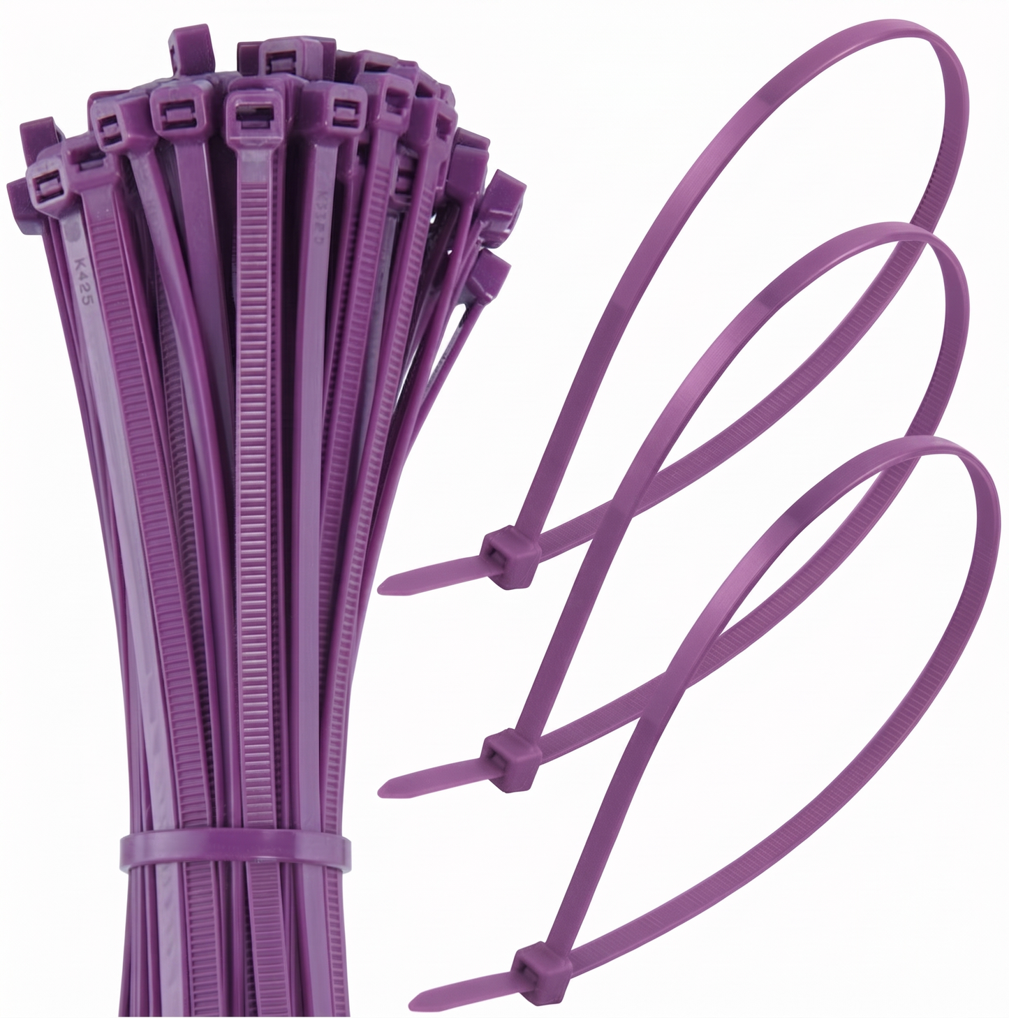Purple Nylon Cable Ties (All Sizes)