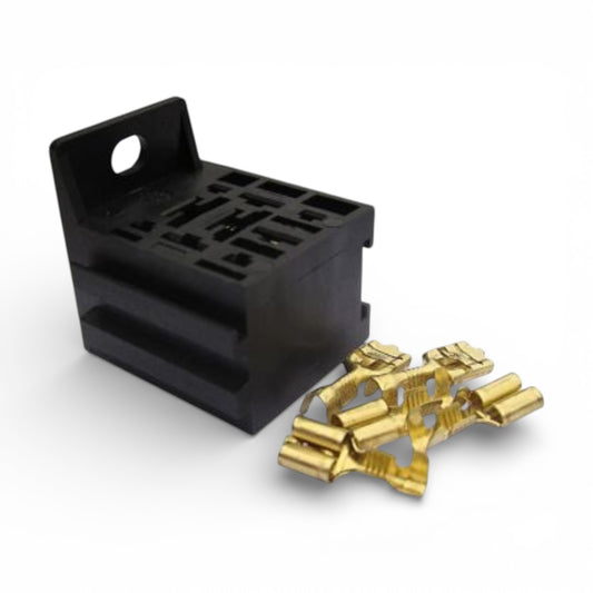 9 Pin Automotive Relay Base Holder – Suits 4, 5 & 9 Pin Relays (12V / 24V)