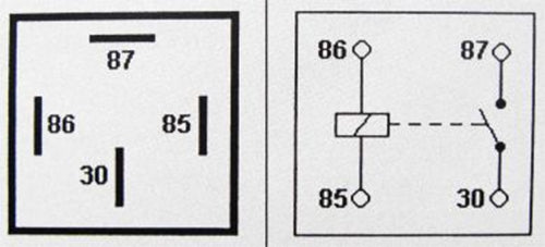 12V Relay 4 Pin Automotive 40A / 30A Normally Open with Bracket – Standard Car & Van Relay (RY1)