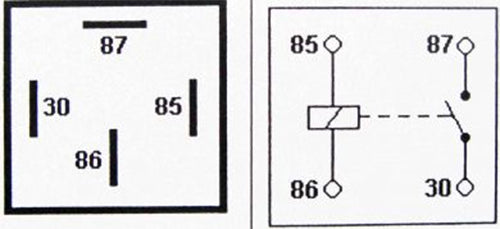 24V Relay 4 Pin Automotive 20/30A Normally Open with Detachable Bracket – Standard Vehicle Relay (RY12)