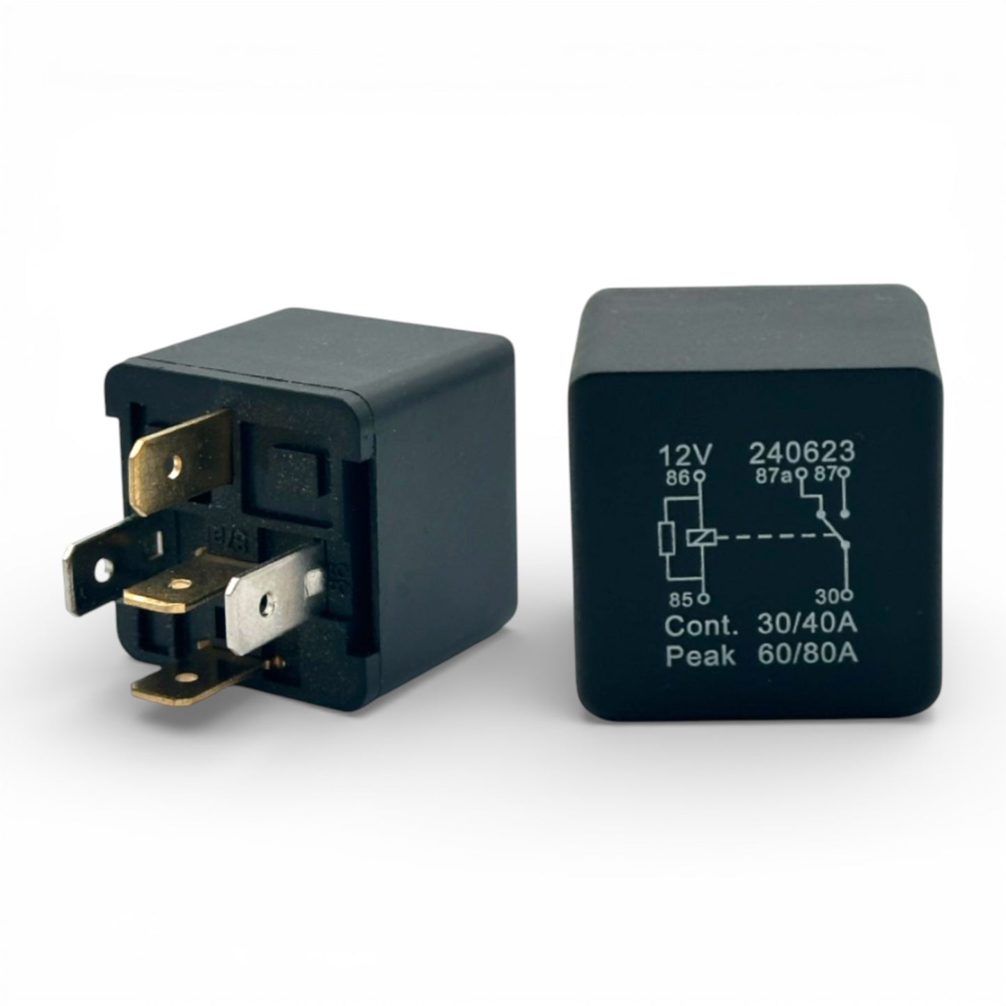 12V Relay 5 PIN Automotive 40AMP Changeover with Resistor – RY24