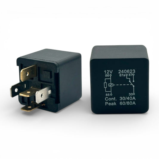 12V Relay 5 PIN Automotive 40AMP Changeover with Resistor – RY24