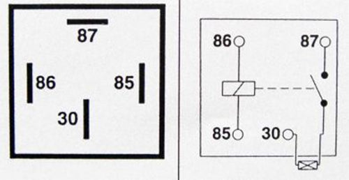 12V Relay 4 PIN Automotive 30AMP Normally Open Fused Relay + 30A Fuse – RY28