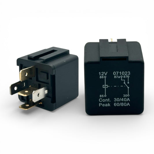 12V Relay 5 Pin Automotive 40A Changeover with Detachable Bracket – Standard Vehicle Relay (RY7)