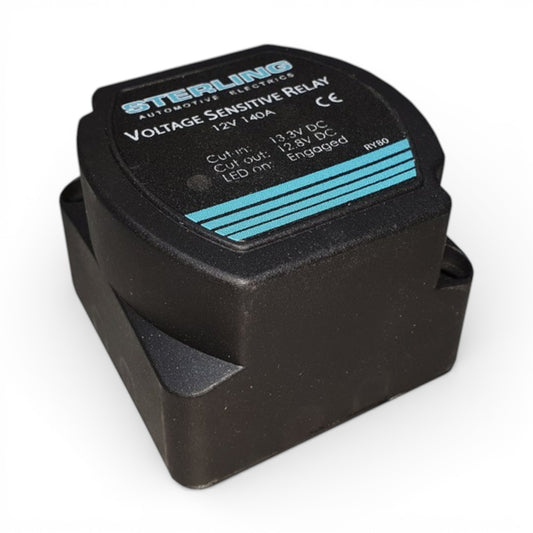 Sterling 12V 140A Split Charge Relay – Voltage Sensitive Relay (VSR) for Campervan & Marine Use