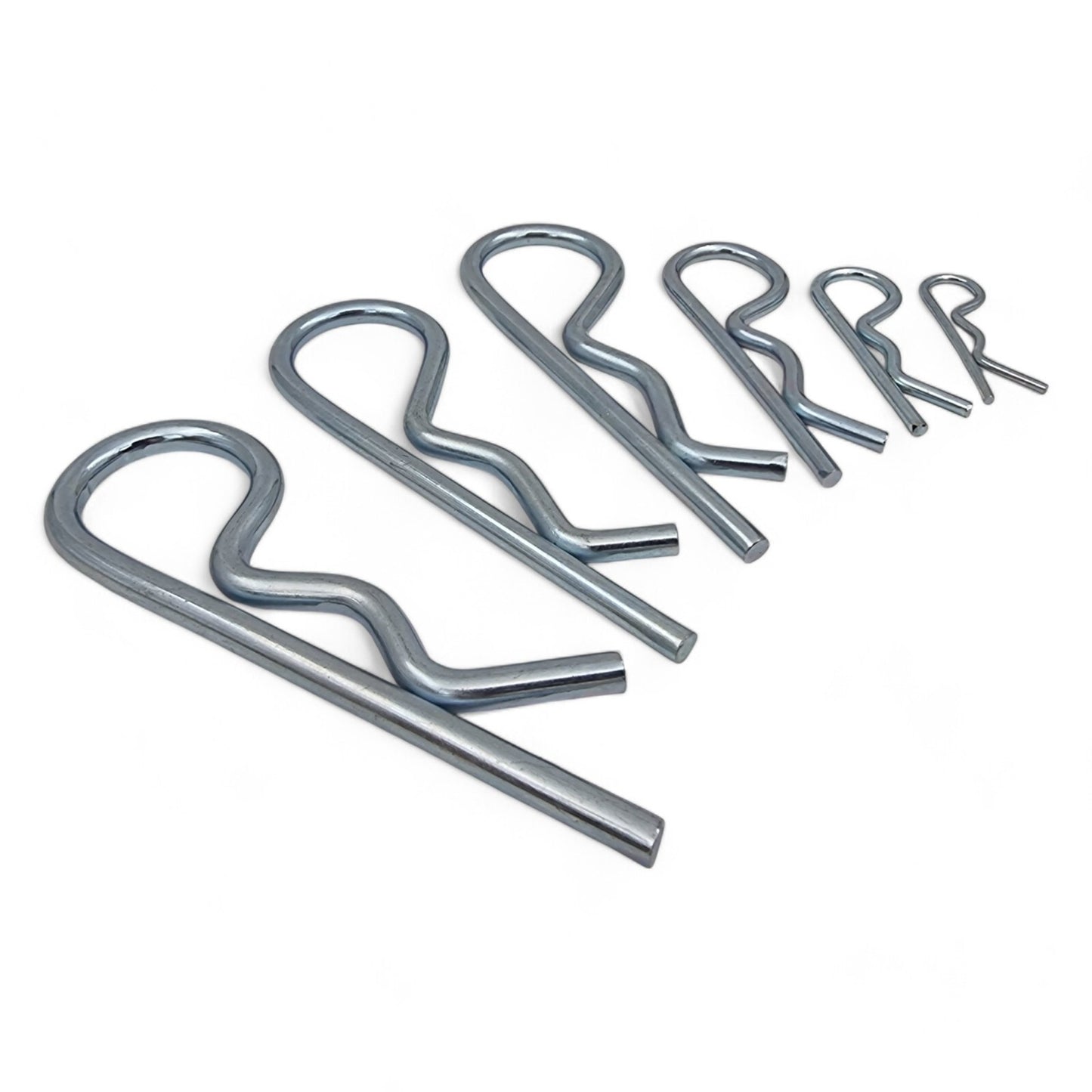 R Clips Bright Zinc Plated – Retaining Pins for Clevis Pins & Shafts | DIN 11024 | Multiple Sizes