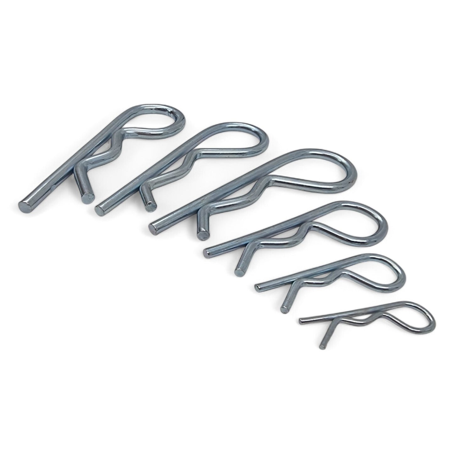 R Clips Bright Zinc Plated – Retaining Pins for Clevis Pins & Shafts | DIN 11024 | Multiple Sizes