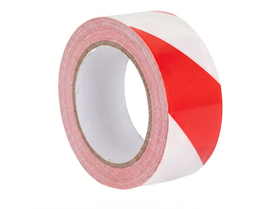 Red & White Barrier Tape – Non-Adhesive Danger / No-Entry Warning Tape (500m)
