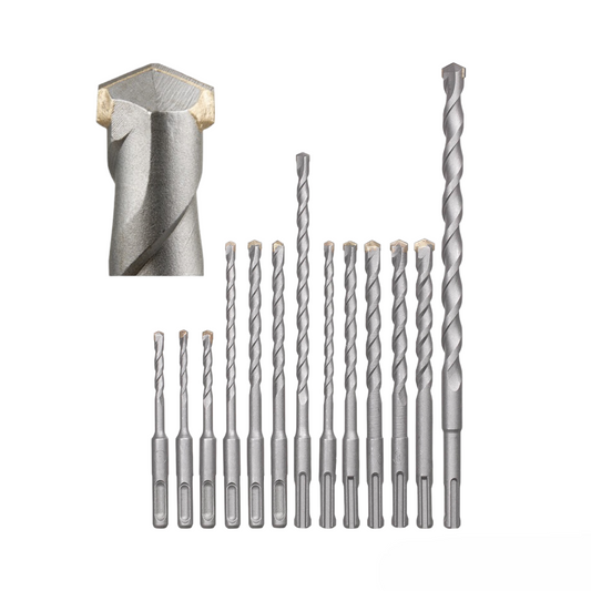 SDS+ Masonry Drill Bits – Tungsten Carbide Tip | For Concrete, Brick & Stone (All Sizes)
